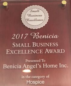 Benicia Small Business Hospice Care Award