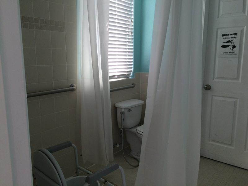Private bathroom at Benicia Angel's Home on Mills Drive