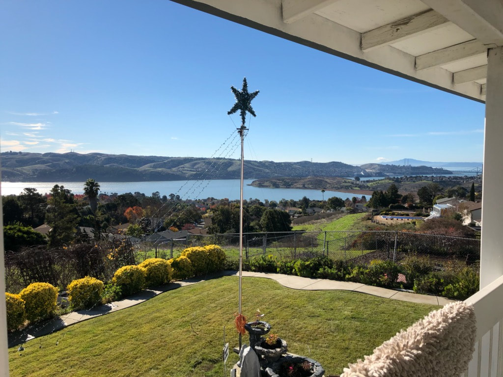 The water views from Benicia Angel's Home on Mills Drive