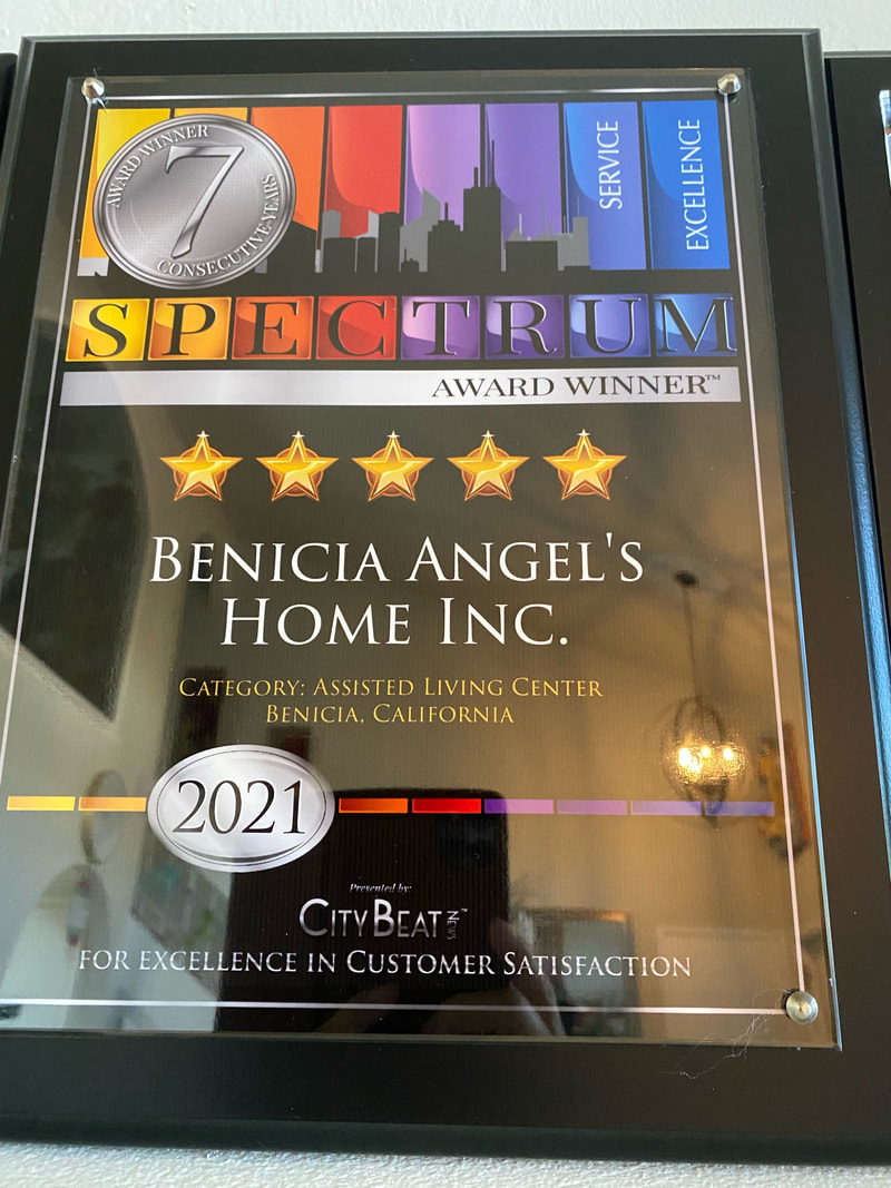 Best Residential Care Facility award - Benicia CA